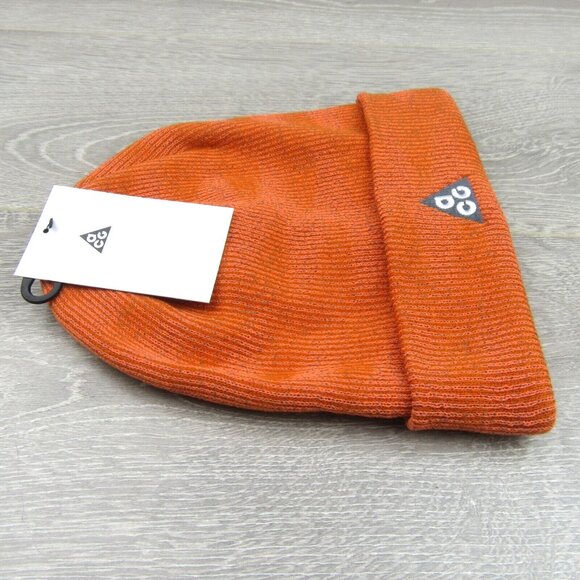 Nike ACG Beanie Campfire Orange One Size Fit Hiking Running NEW - Picture 4 of 9